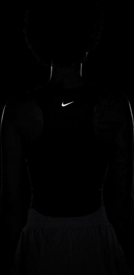Nike Training One Crop Tank Top Black- Dames Black - Foto 3