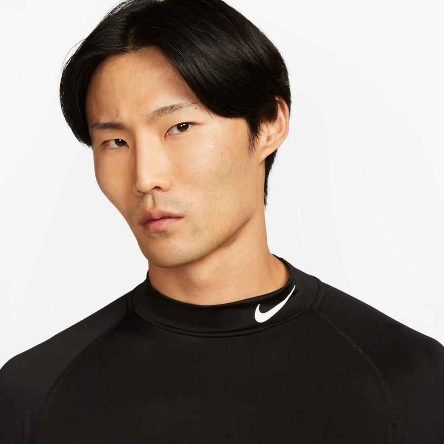 Nike Trainingsshirt M NP DF TIGHT LS MOCK (1-delig)