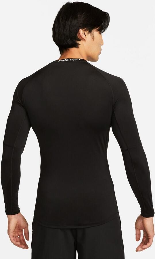 Nike Dri-FIT strakke fitnesstop met lange mouwen voor heren Pro Black- Heren Black - Foto 5