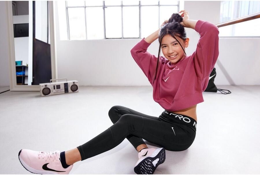 Nike s' Pro Legging Junior Zwart Kind Zwart - Foto 6