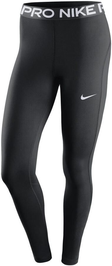 Nike Legging halfhoge taille en met mesh vlakken voor dames Pro Black- Dames Black - Foto 2