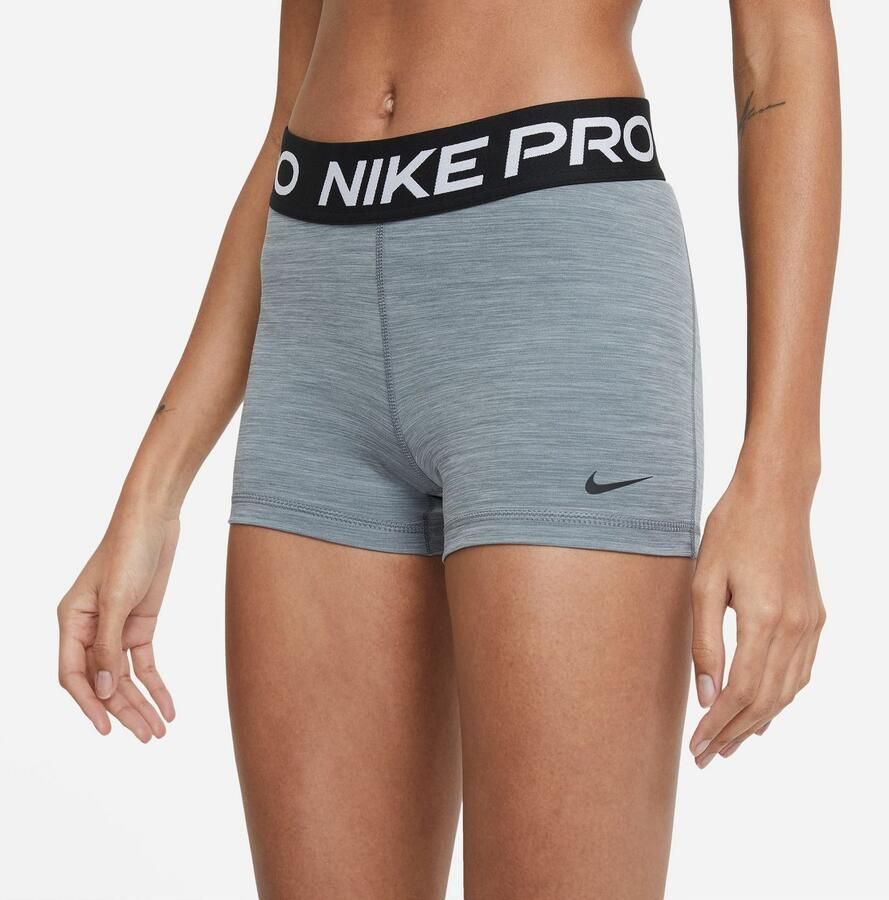 Nike Training Pro 3" Shorts Dames" Smoke Grey- Dames Smoke Grey