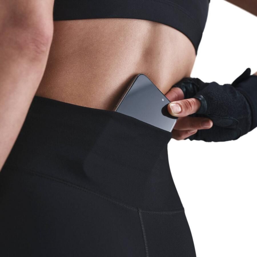 Nike Lange legging met hoge taille voor dames One Black- Dames Black