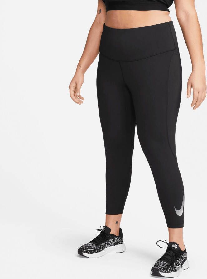 Nike Runningtights Dri-FIT Fast Women's Mid-Rise Leggings (Plus Size)