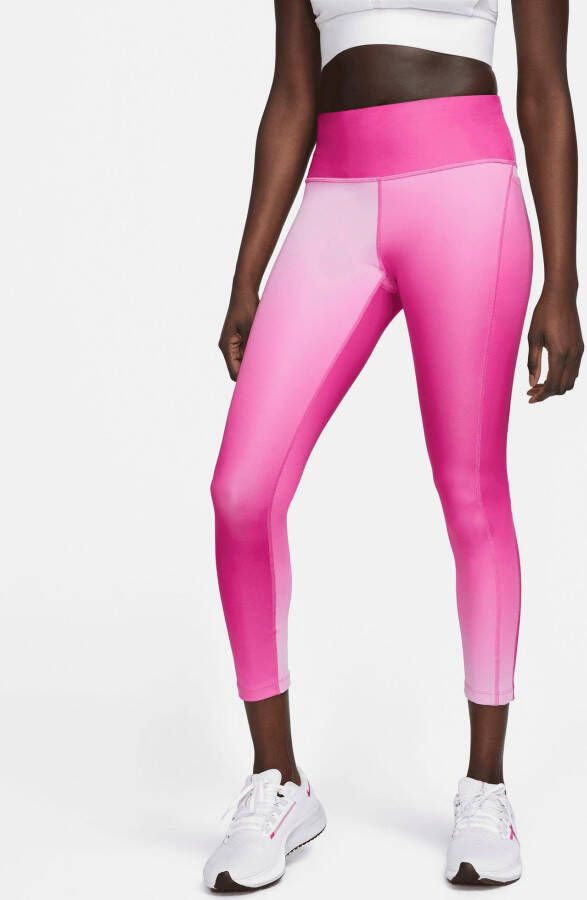 Nike Runningtights Dri-FIT Fast Women's Mid-Rise Printed Leggings