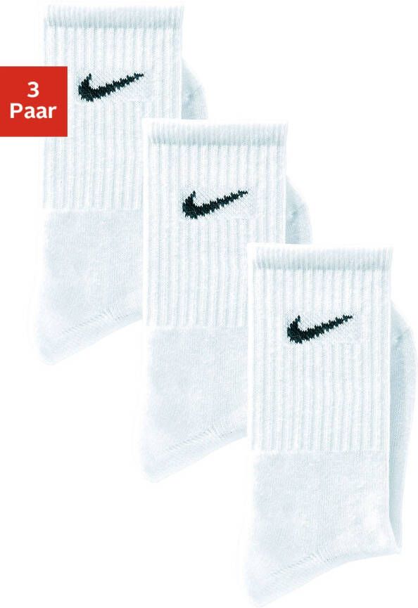 Nike Everyday Cushioned Training Crew Socks (3 Pack) Lang Kleding white maat: 35-38 beschikbare maaten:39-42 43-46 35-38 46-48