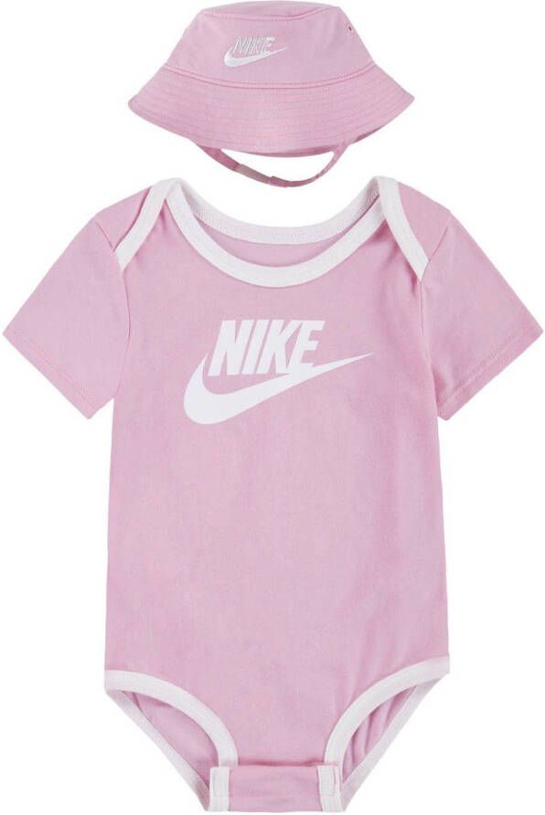 Nike Sportswear Babyuitzet CORE BUCKET HAT & BODYSUIT 2PC SET (set 2-delig)
