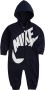 Nike All day Play Coverall Baby Rompers & Sets in blauw formaten: 0-3 M - Thumbnail 1