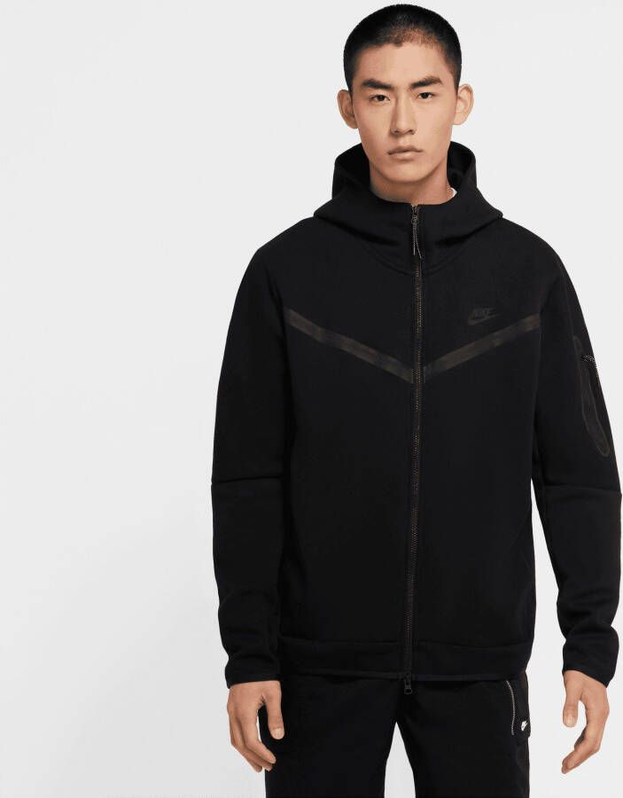 Nike Sportswear Tech Fleece Full-zip Hoodie Hooded vesten Kleding black black maat: XL beschikbare maaten:XL
