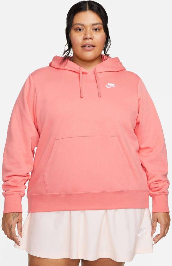 Nike Sportswear Hoodie Club Fleece Women's Pullover Hoodie (Plus Size)