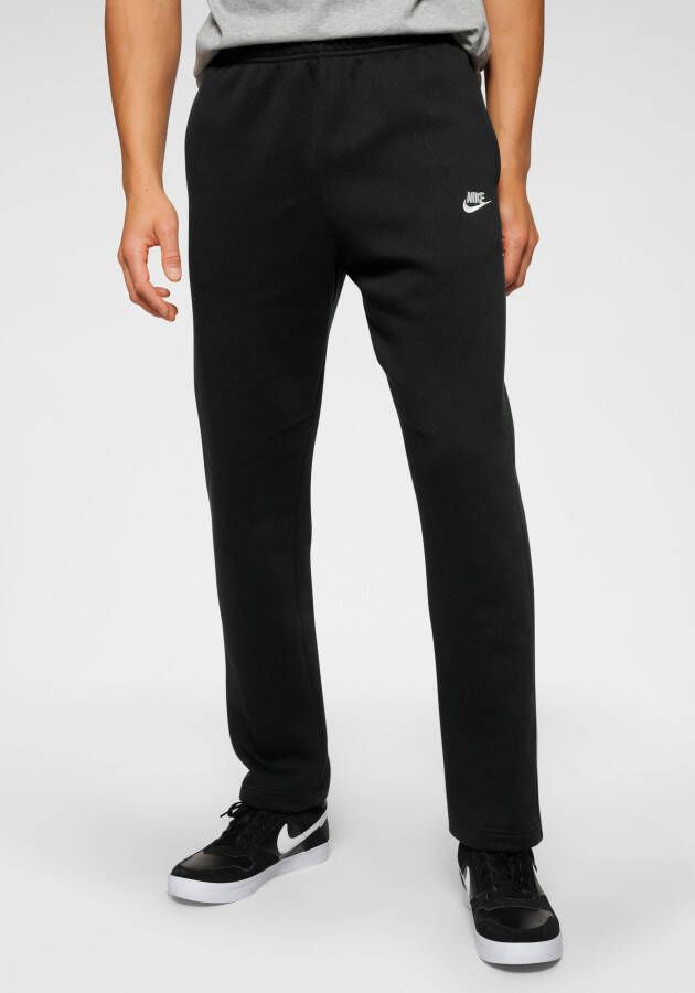 Nike Herenbroek Sportswear Club Fleece Black Black White- Heren Black Black White