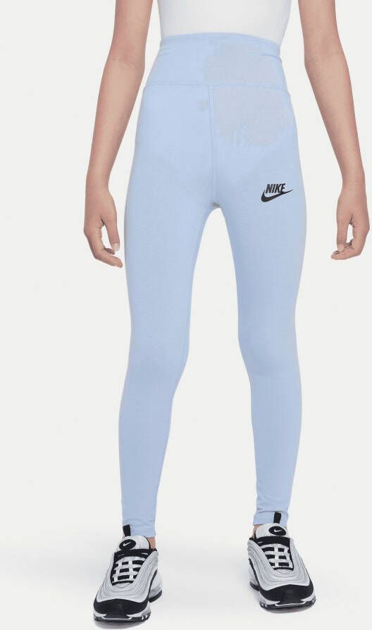 Nike Sportswear Favorites Highwaist Leggings Kids cobalt bliss maat: 170 beschikbare maaten:170