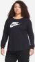 Nike Sportswear Shirt met lange mouwen Essential WoMen's T-Shirt (Plus Size) - Thumbnail 1