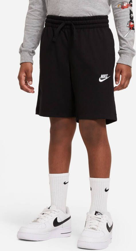Nike Sportswear Jerseyshorts voor Black White White Kind Black White White