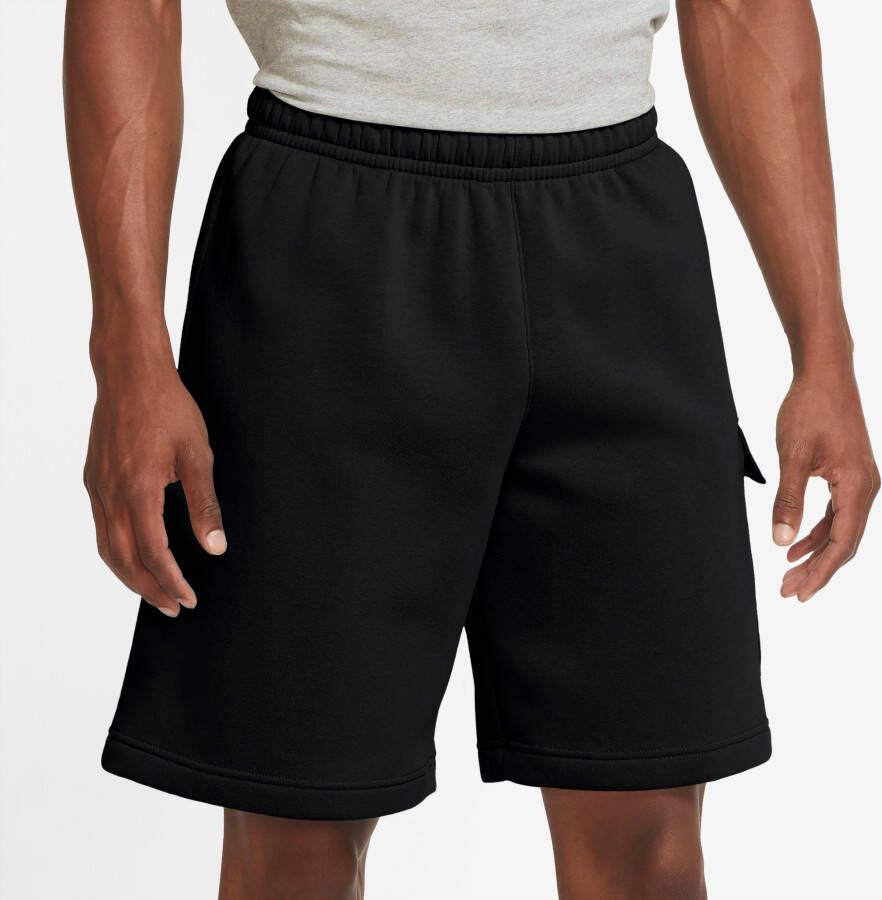 Nike Sportswear Club Cargo Shorts Sportshorts Kleding black black white maat: L beschikbare maaten:L