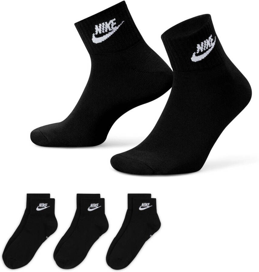 Nike Sportswear Sokken EVERYDAY ESSENTIAL ANKLE SOCKS (3 pair) (set 3 paar)