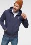 Nike Foundation Full Zip Hoodie Heren Midnight Navy Midnight Navy White- Heren Midnight Navy Midnight Navy White - Thumbnail 2