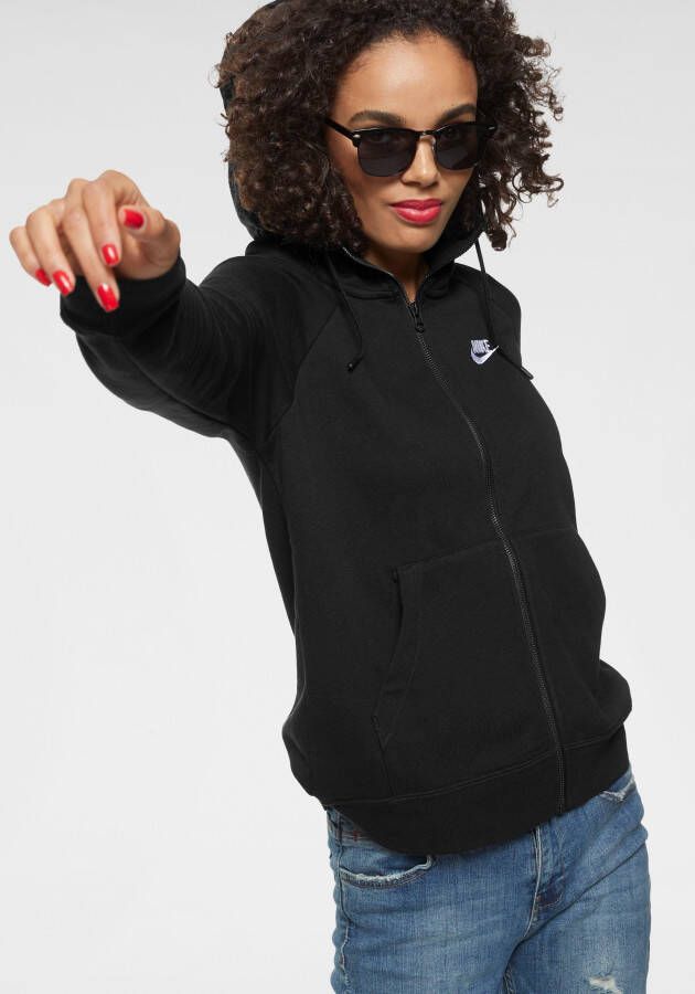 Nike Capuchon sweaters W NSW ESSNTL HOODIE FZ FLC