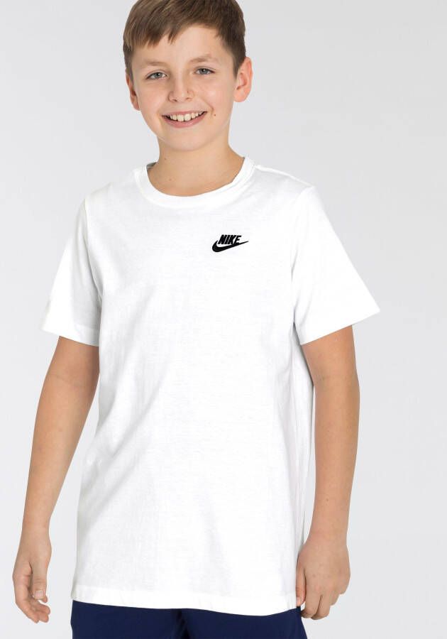 Nike Sportswear T-shirt T-shirts Kleding white black maat: 137 beschikbare maaten:XS S 137 147 170