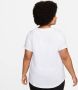 Nike Sportswear T-shirt CLUB ESSENTIALS WOMEN'S T-SHIRT (PLUS SIZE) - Thumbnail 1