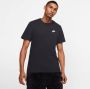 Nike Sportswear Club T-shirt T-shirts Kleding black black white maat: XXL beschikbare maaten:S M L XL XXL - Thumbnail 6