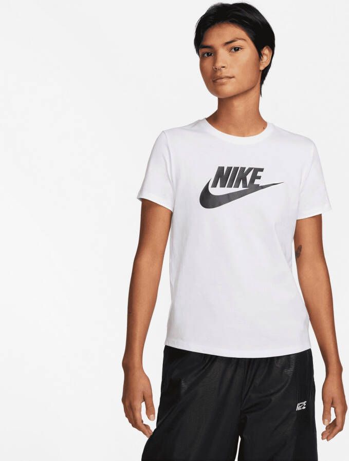 Nike Sportswear Essentials Logo T-shirt T-shirts Kleding white black maat: L beschikbare maaten:XS S M L XL
