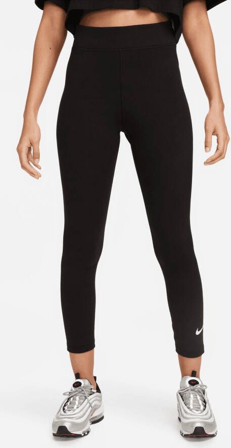Nike 7 8-legging met hoge taille voor dames Sportswear Classic Black Sail- Dames Black Sail