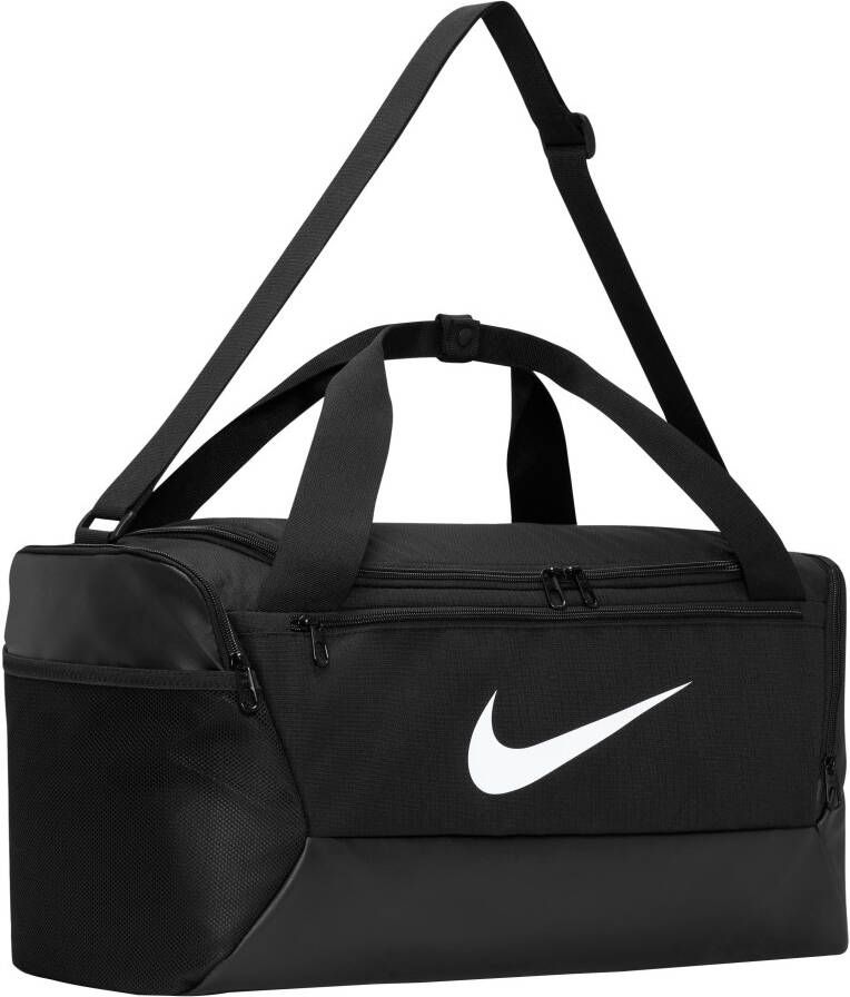 Nike Brasilia Small Duffel Bag Black Black White