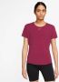 Nike Trainingsshirt Dri-FIT UV One Luxe Women's Standard Fit Short-Sleeve Top - Thumbnail 1