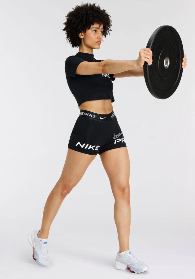Nike Trainingsshirt Pro Dri-FIT Women's Short Sleeve Cropped Graphic Top