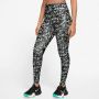 Nike Trainingstights Dri-FIT Fast Women's Mid-Rise Allover Print Leggings - Thumbnail 2