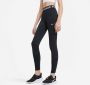 Nike s' Pro Legging Junior Black White Kind Black White - Thumbnail 1