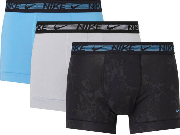 NIKE Underwear Trunk 3PK met elastische logo-band (3 stuks Set van 3)