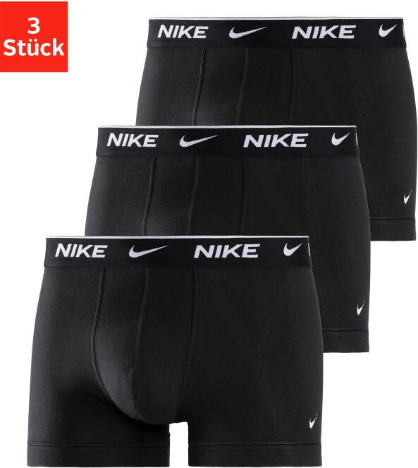 Nike Everyday Cotton Stretch Trunk (3 Pack) Boxershorts Kleding black black black maat: S beschikbare maaten:XS S