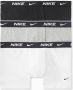 Nike Everyday Cotton Stretch Trunk (3 Pack) Boxershorts Kleding white grey heather black maat: L beschikbare maaten:XS S L XL - Thumbnail 1