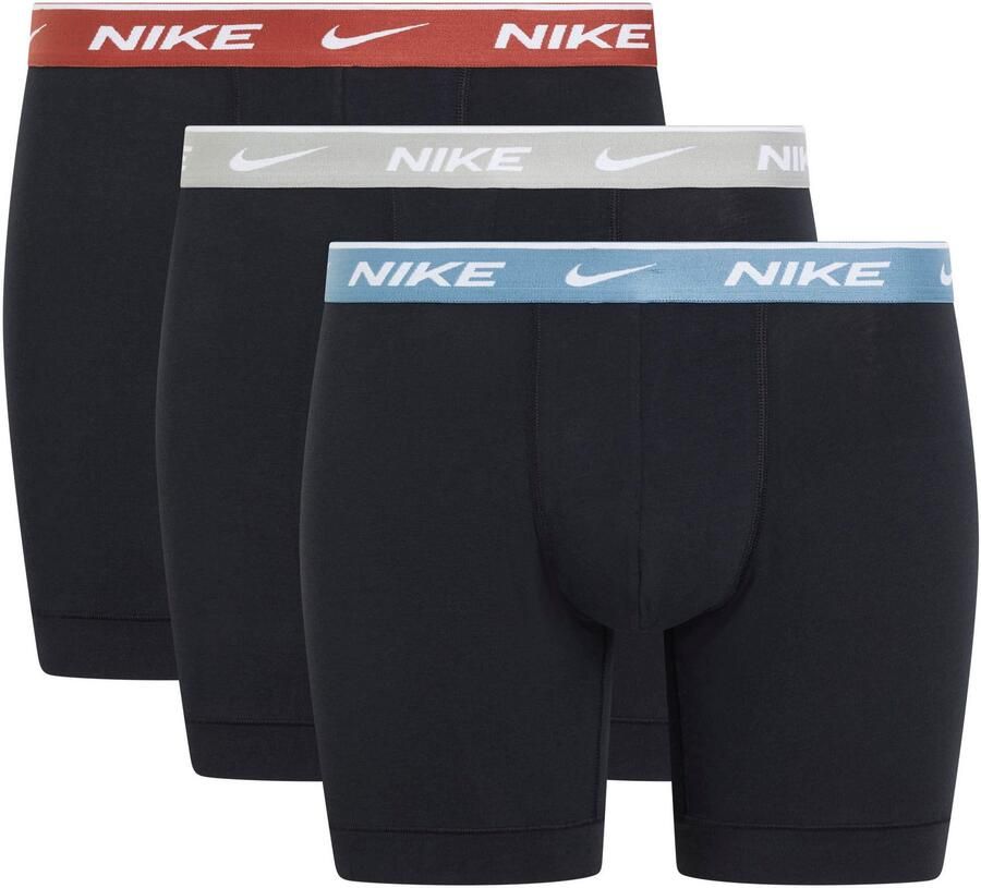 NIKE Underwear Boxershort BOXER BRIEF 3PK met nike logo-elastische band (3 stuks)