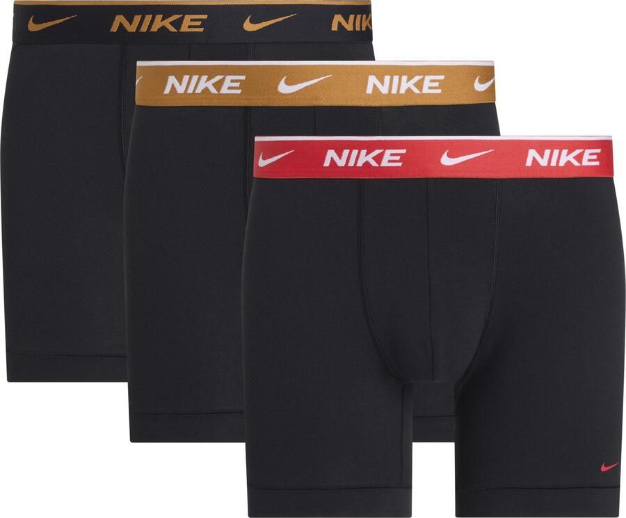NIKE Underwear Boxershort BOXER BRIEF 3PK met nike logo-elastische band (3 stuks)