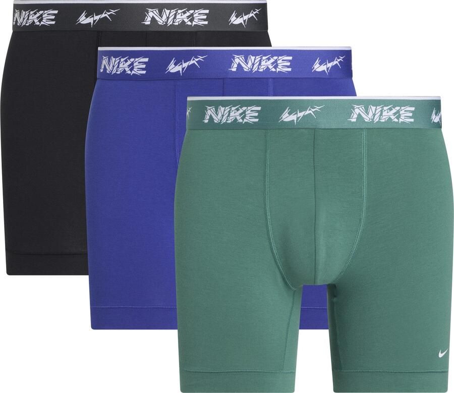 NIKE Underwear Boxershort BOXER BRIEF 3PK met nike logo-elastische band (3 stuks)