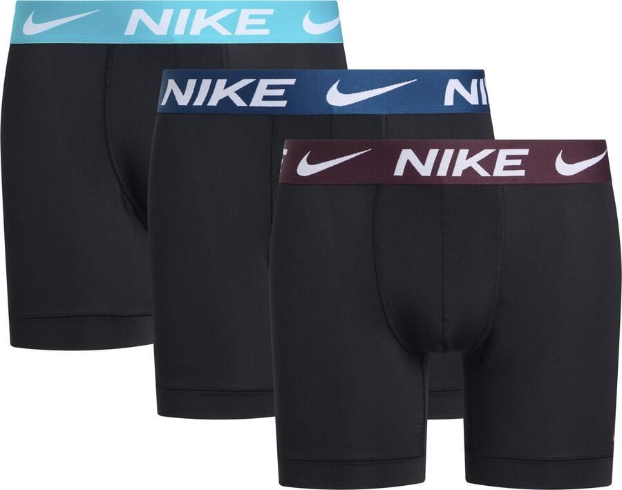NIKE Underwear Boxershort BOXER BRIEF 3PK met nike logo-elastische band (3 stuks)