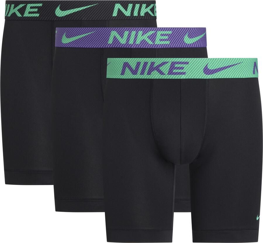 NIKE Underwear Boxershort BOXER BRIEF LONG 3PK met elastische band met nike logo-opschrift (Set van 3) - Foto 2
