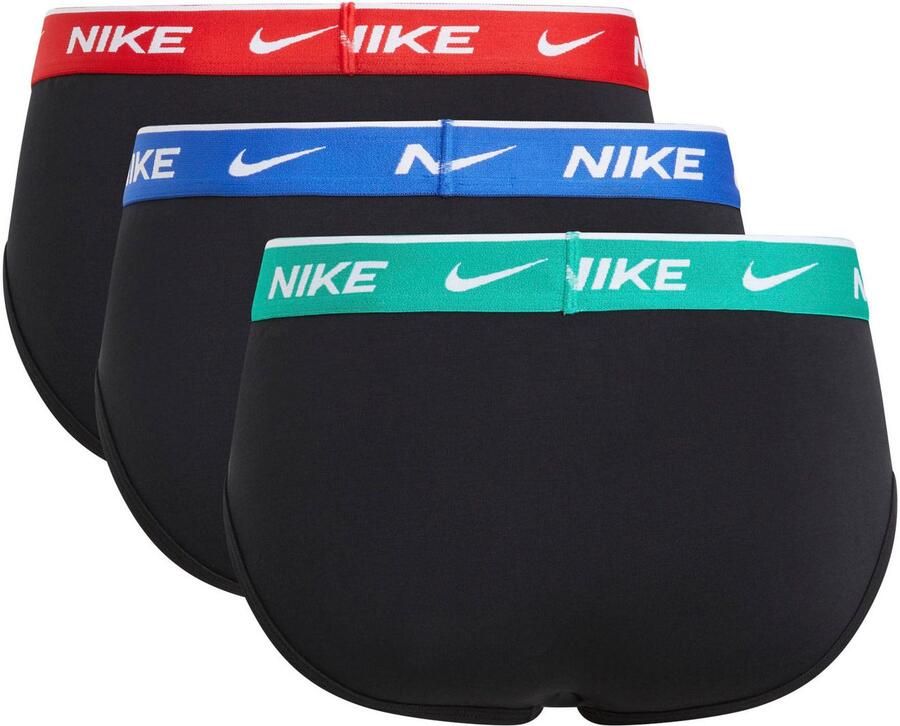 NIKE Underwear Hipster BRIEF 3PK met elastische logo-band (3 stuks)