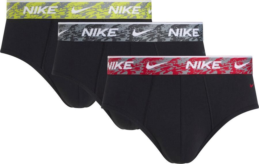 NIKE Underwear Hipster BRIEF 3PK met elastische logo-band (3 stuks)