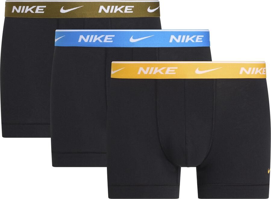 NIKE Underwear Trunk 3PK met gekleurd nike logo-elastische tailleband (3 stuks)