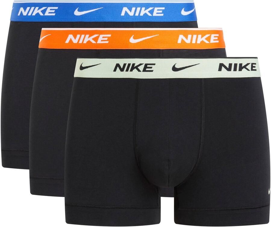 Nike Boxershort met elastische band met label in een set van 3 stuks model 'E-DAY'