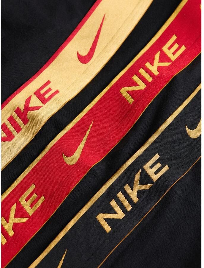 NIKE Underwear Trunk 3PK met gekleurd nike logo-elastische tailleband (3 stuks)