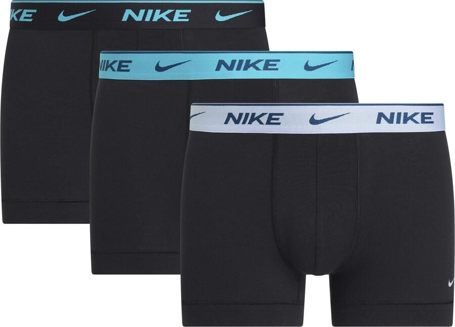 NIKE Underwear Trunk 3PK met gekleurd nike logo-elastische tailleband (3 stuks)