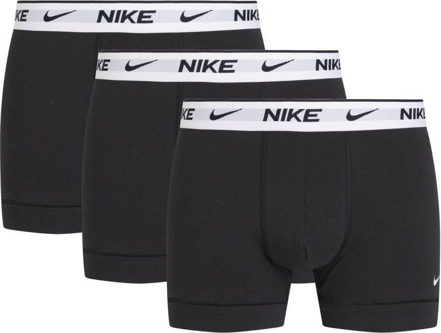 Nike Everyday Cotton Stretch (3 Pack) Boxershorts Kleding black white maat: XS beschikbare maaten:XS S M L