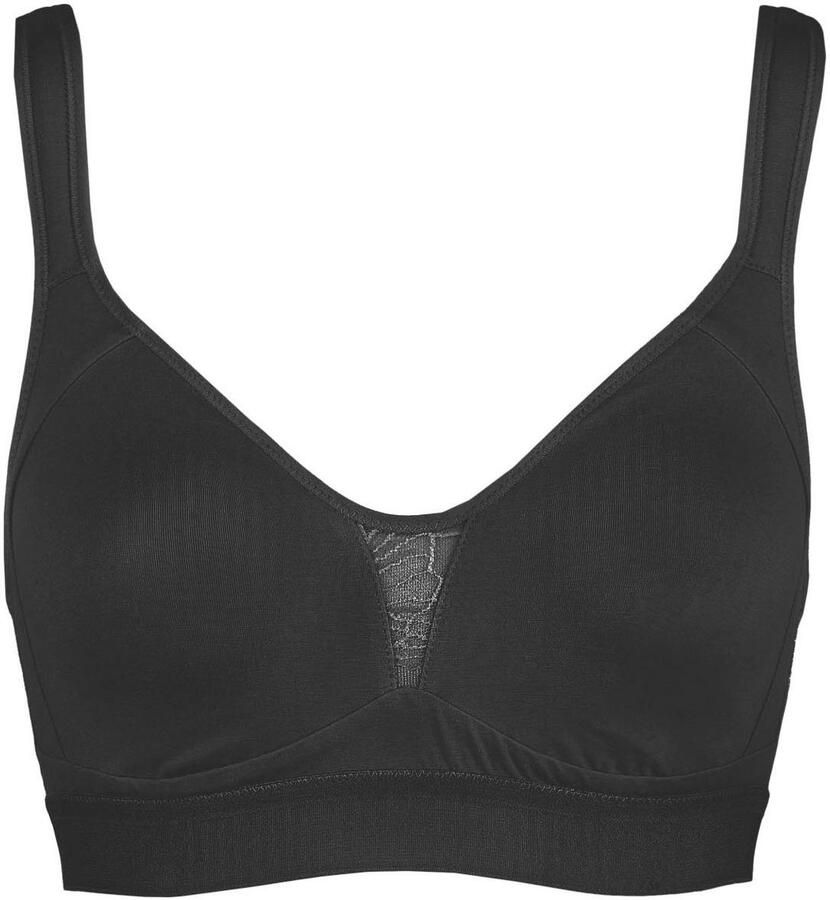 Nina Von C. Bh zonder beugels COTTON SHAPE zonder beugel verstelbaar naadloze cups elastisch comfortabel katoenmix