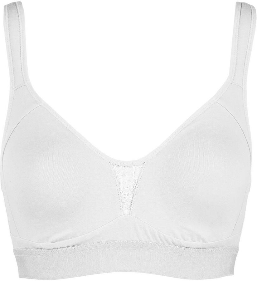 Nina Von C. Bh zonder beugels COTTON SHAPE zonder beugel verstelbaar naadloze cups elastisch comfortabel katoenmix - Foto 2