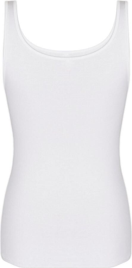 Nina Von C. Hemd Fine Cotton basic zacht comfortabel nauw ronde hals brede bandjes (Set van 2) - Foto 5